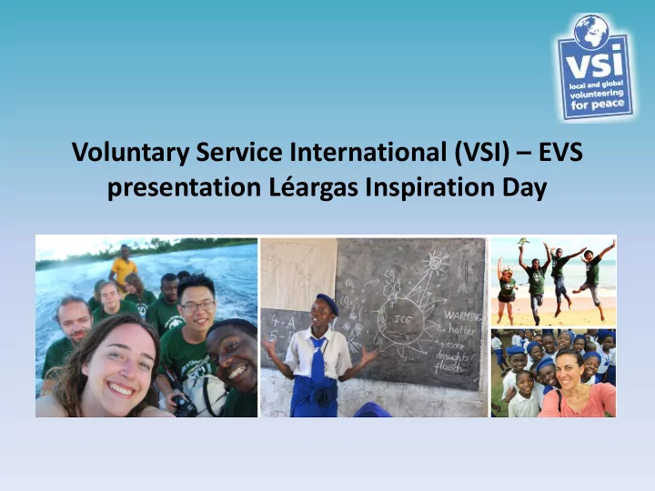 voluntary service international vsi evs