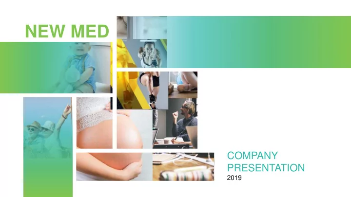 company presentation 2019 your work is going to fill a