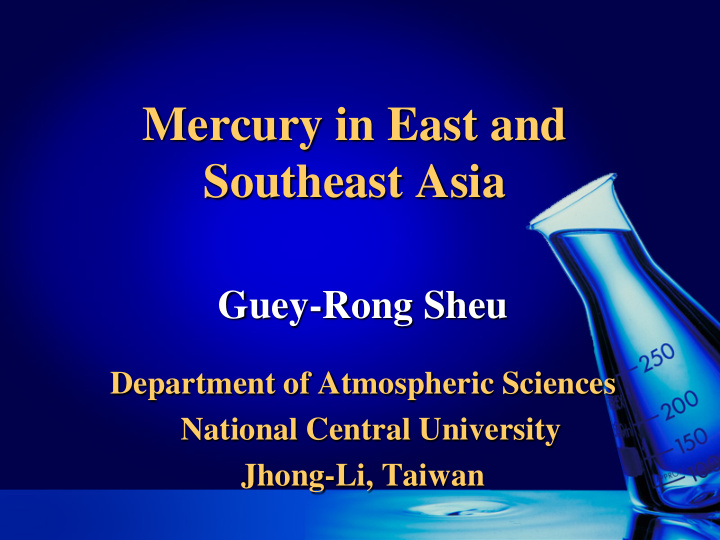 mercury in east and southeast asia