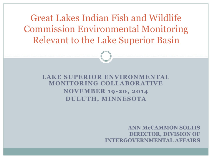 great lakes indian fish and wildlife
