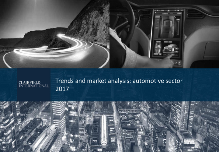 trends and market analysis automotive sector 2017