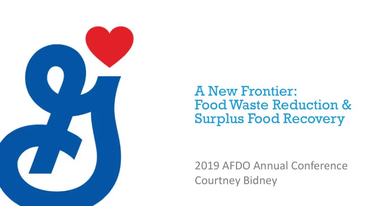 surplus food recovery