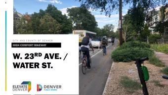 W. 23 RD AVE. /  WATER ST.  2  PR  PROGR  GRAM PU  M PURPO  POSE &amp;  &amp; PH  PHILOSOPH  OPHY