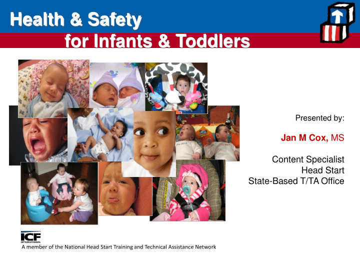 health safety for infants toddlers