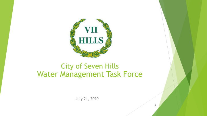 water management task force