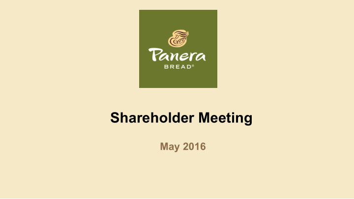 shareholder meeting