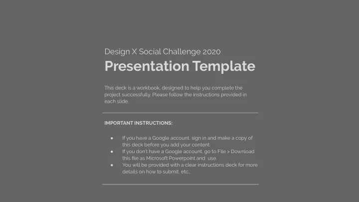 presentation template