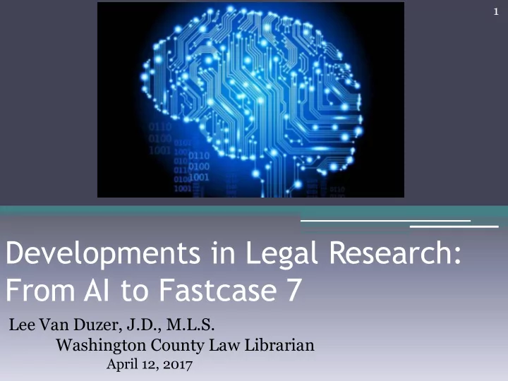 from ai to fastcase 7