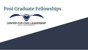 Post Graduate Fellowships  Types of  Fellowships  Graduate Study  Post Graduate Travel  Post