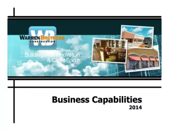 Table of Contents  About Us  Company Leadership  Company Designations &amp; Information
