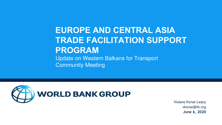 trade facilitation support