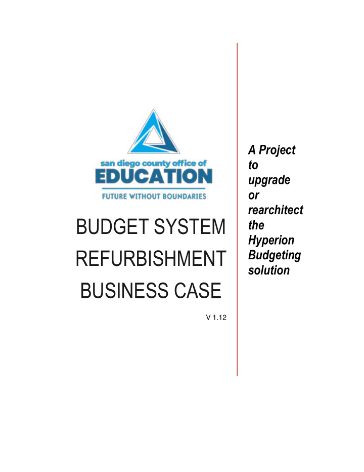 budget system