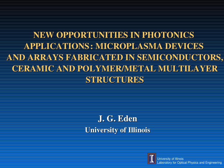 new opportunities in photonics new opportunities in