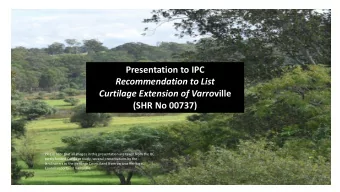 Recommendation to List Curtilage Extension of Varro ville  (SHR No 00737)  Please note that all