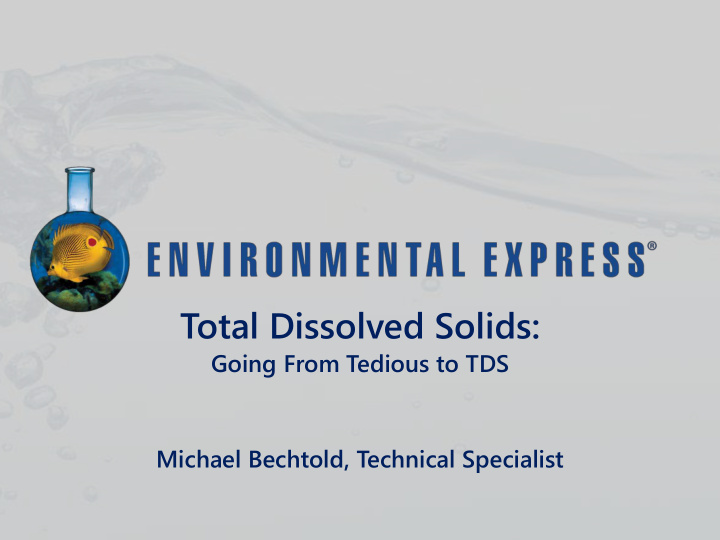 total dissolved solids