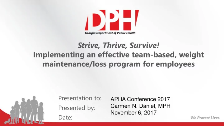 maintenance loss program for employees
