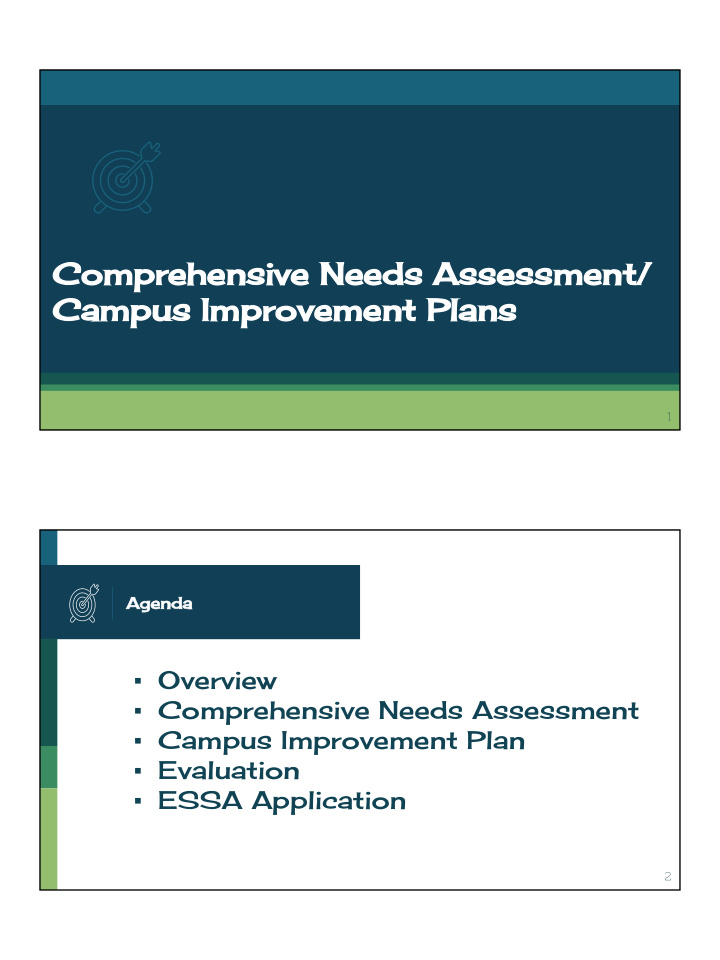 comprehensive needs assessment campus improvement plans
