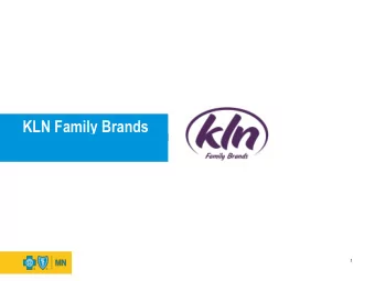 KLN Family Brands  1  KLN Family Brands  Marni Moch  Wellness Coordinator
