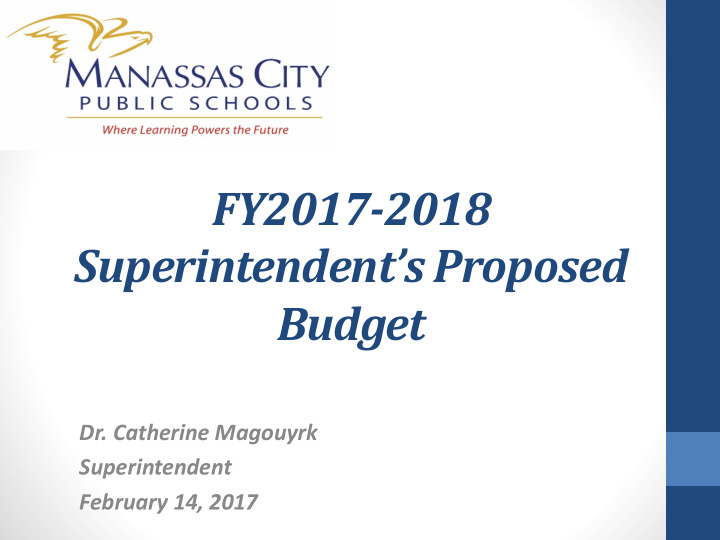 superintendent s proposed