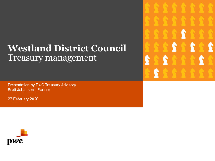 westland district council treasury management