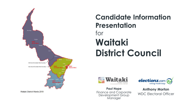 waitaki district council