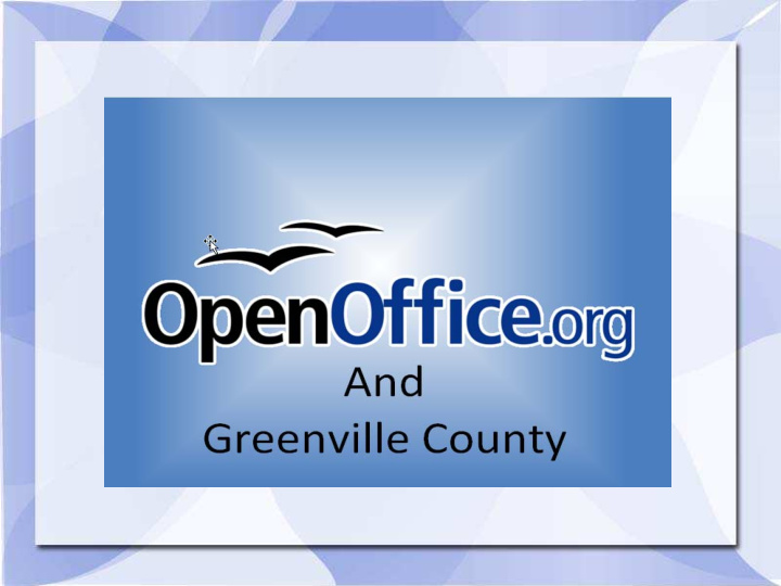 greenville county and open office beginning stages