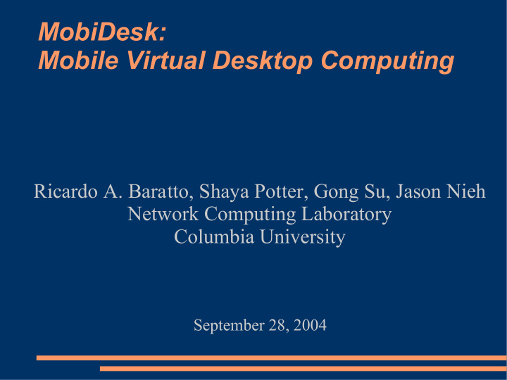 mobidesk mobile virtual desktop computing