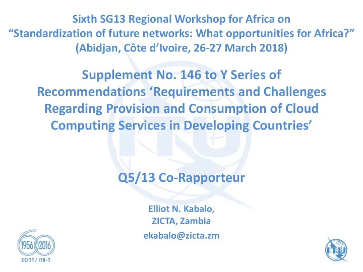 recommendations requirements and challenges