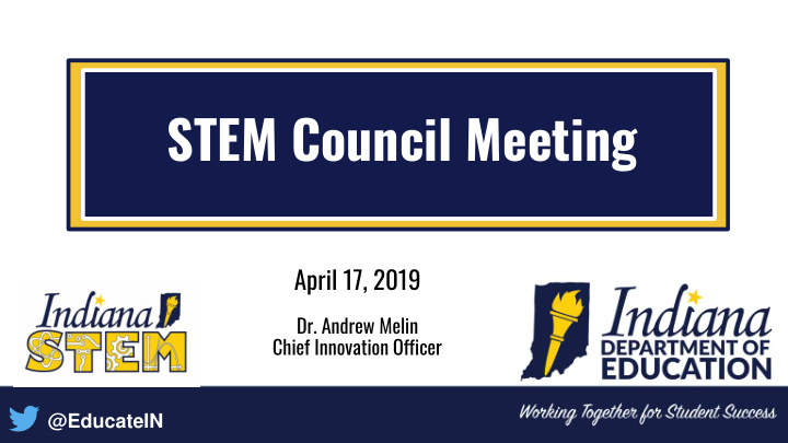 stem council meeting