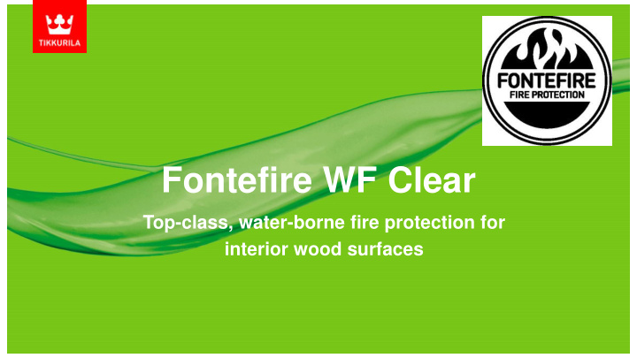 fontefire wf clear