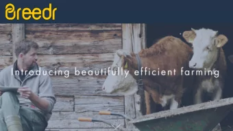 with new technology?  And make it easy  Increase Profit  Farm Factors  Carcass Factors  Market