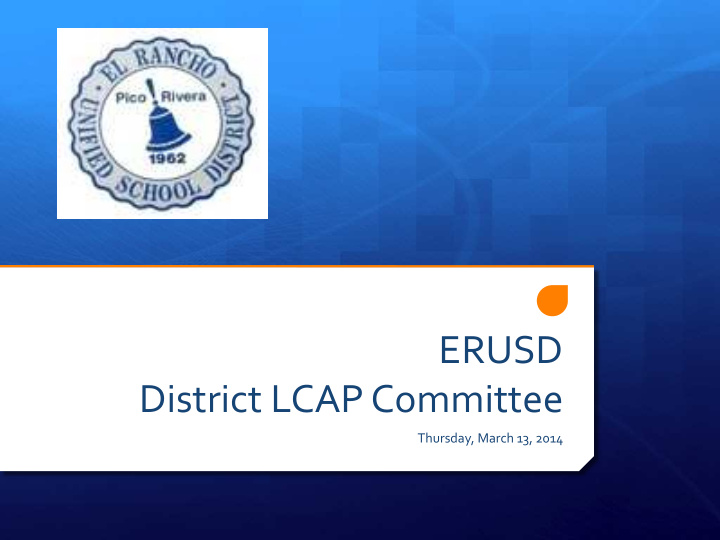 erusd district lcap committee