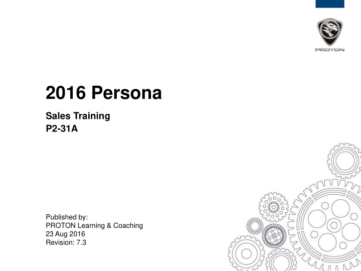 2016 persona