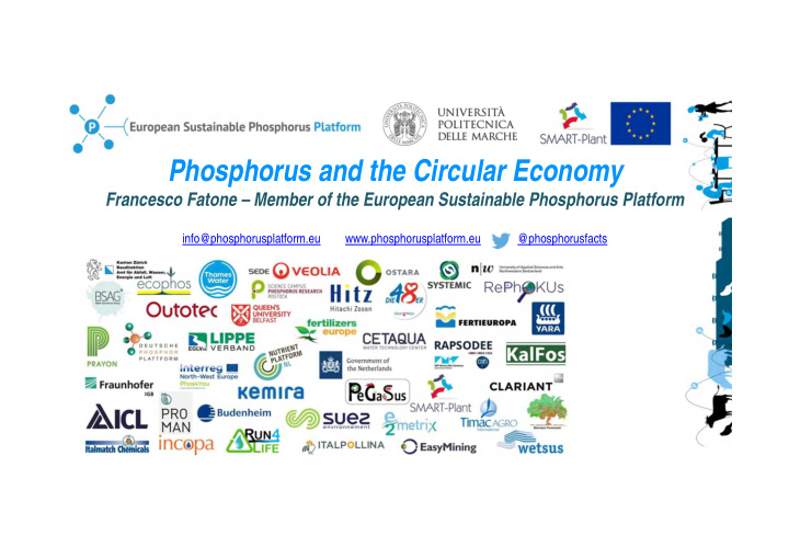 phosphorus and the circular economy