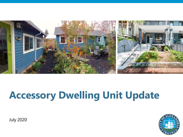 accessory dwelling unit update