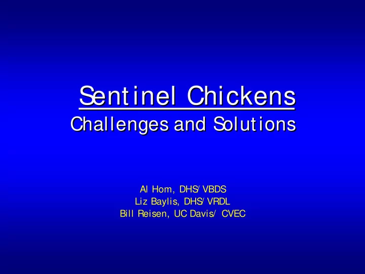 s entinel chickens s entinel chickens