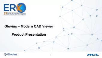 Glovius  Modern CAD Viewer  Product Presentation  1  GLOVIUS  Modern Enterprise Visualization