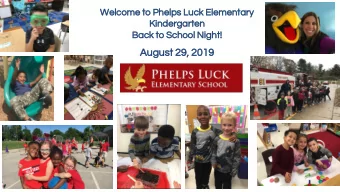 August 29, 2019  Our Administration Team  Mrs. Michelle Leader / Michelle_Leader@hcpss.org