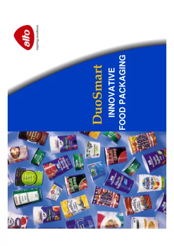 DuoSmart  INNOVATIVE DuoSmart Summary DuoSmart Food Packaging   DuoSmart Construction