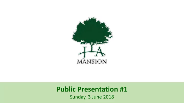public presentation 1