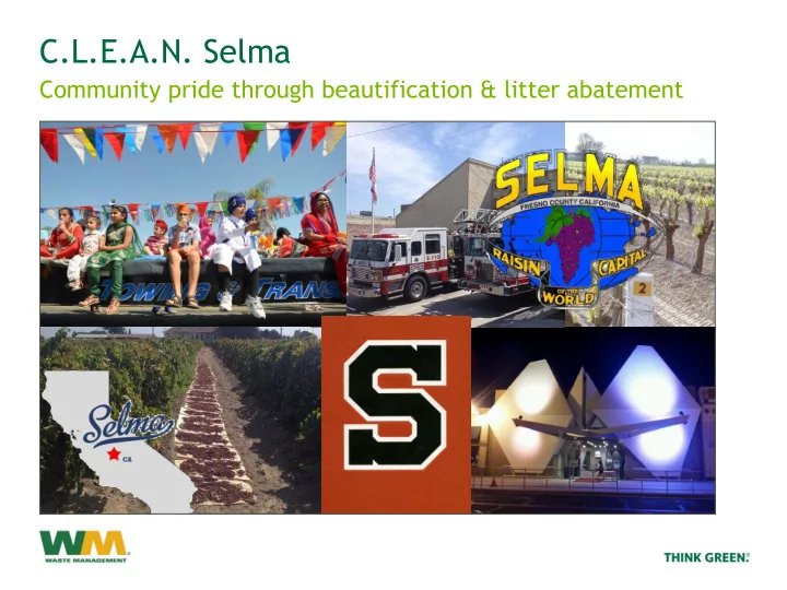 c l e a n selma