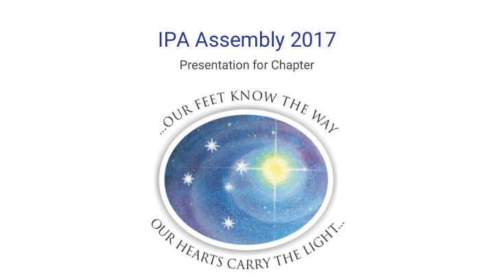 ipa assembly 2017