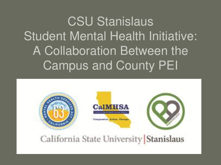 csu stanislaus student mental health initiative a