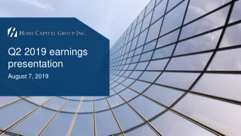 Q2 2019 earnings  presentation  August 7, 2019  1  Forward-looking statements  From time to time
