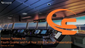 Fourth Quarter and Full Year 2019 Earnings Presentation  February 19, 2020  Disclaimer and