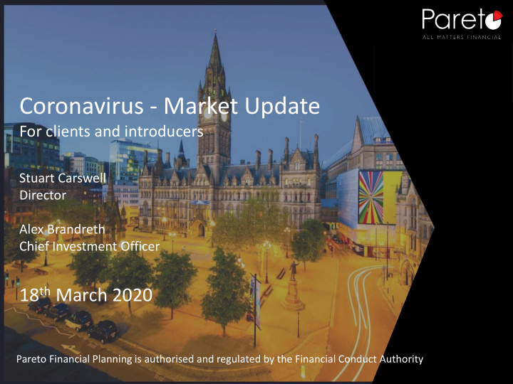 coronavirus market update