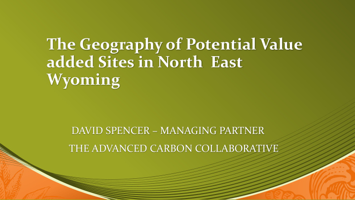 the geography of potential value