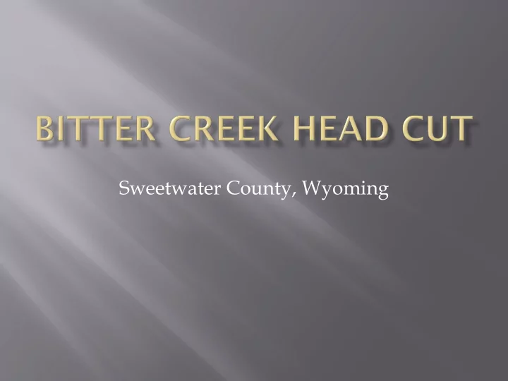 sweetwater county wyoming pierotto diversion structure 2