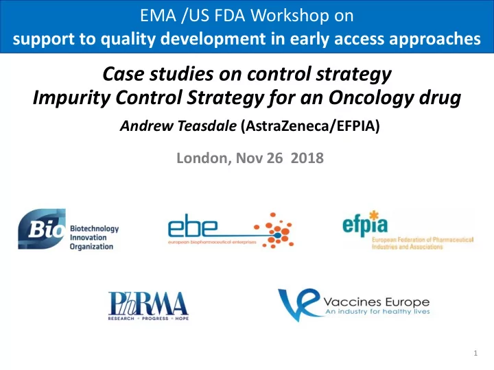 case studies on control strategy impurity control