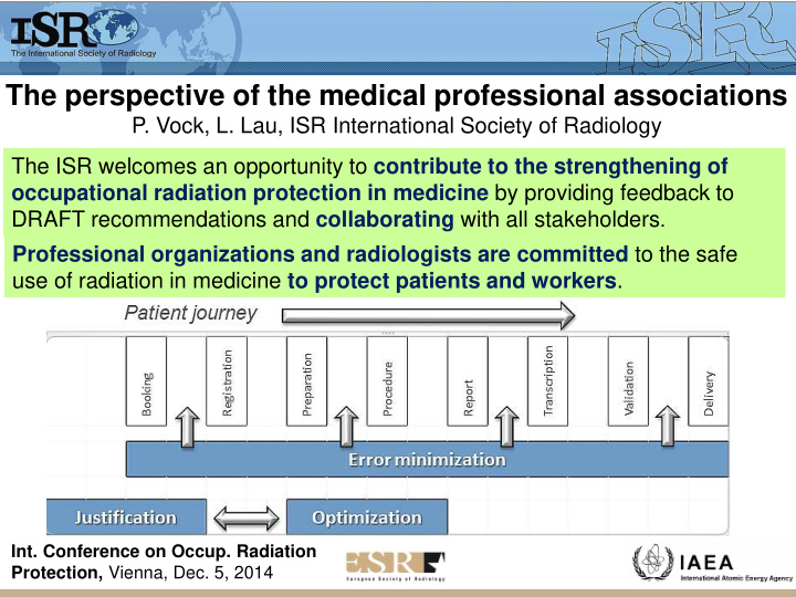 the perspective of the medical professional associations